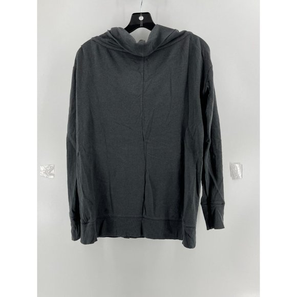 Aerie Women's Super Soft Cowl Neck Gray Long Sleeve Sweatshirt Sweat Shirt Small - Picture 4 of 10